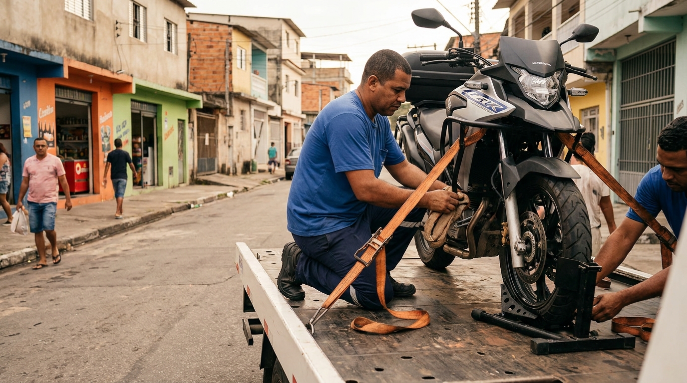 Guincho para Moto em São José do Rio Preto‑SP